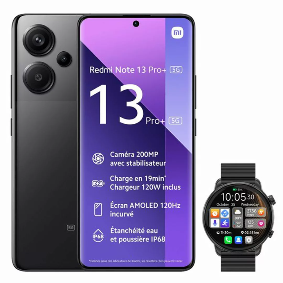 Xiaomi Redmi Note 13 Pro+ 5G 12+512GB Smartphone & Smartwatch Handy (6.67 Z günstig online kaufen