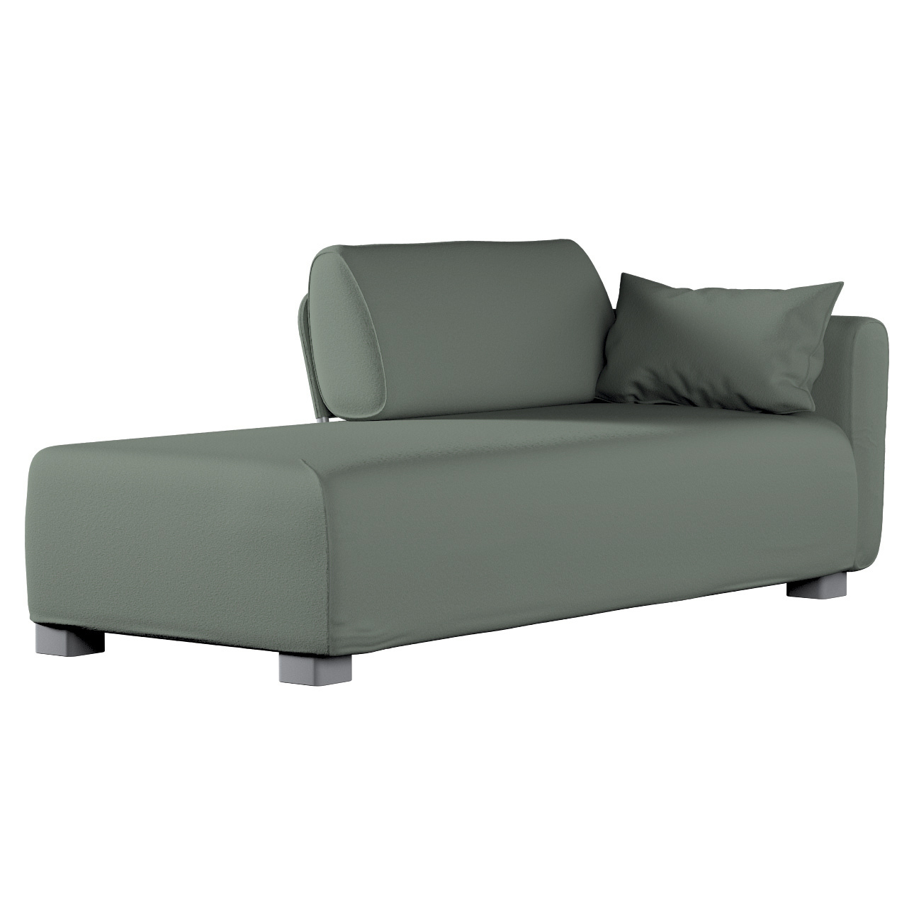 Bezug für Mysinge Recamiere Sofa, grün, Sofahusse, Mysinge Recamiere, Boucl günstig online kaufen