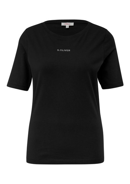 s.Oliver T-Shirt mit Logoschriftzug günstig online kaufen