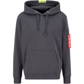 Alpha Industries  Sweatshirt Red Stripe Hoodie - vintage grey günstig online kaufen