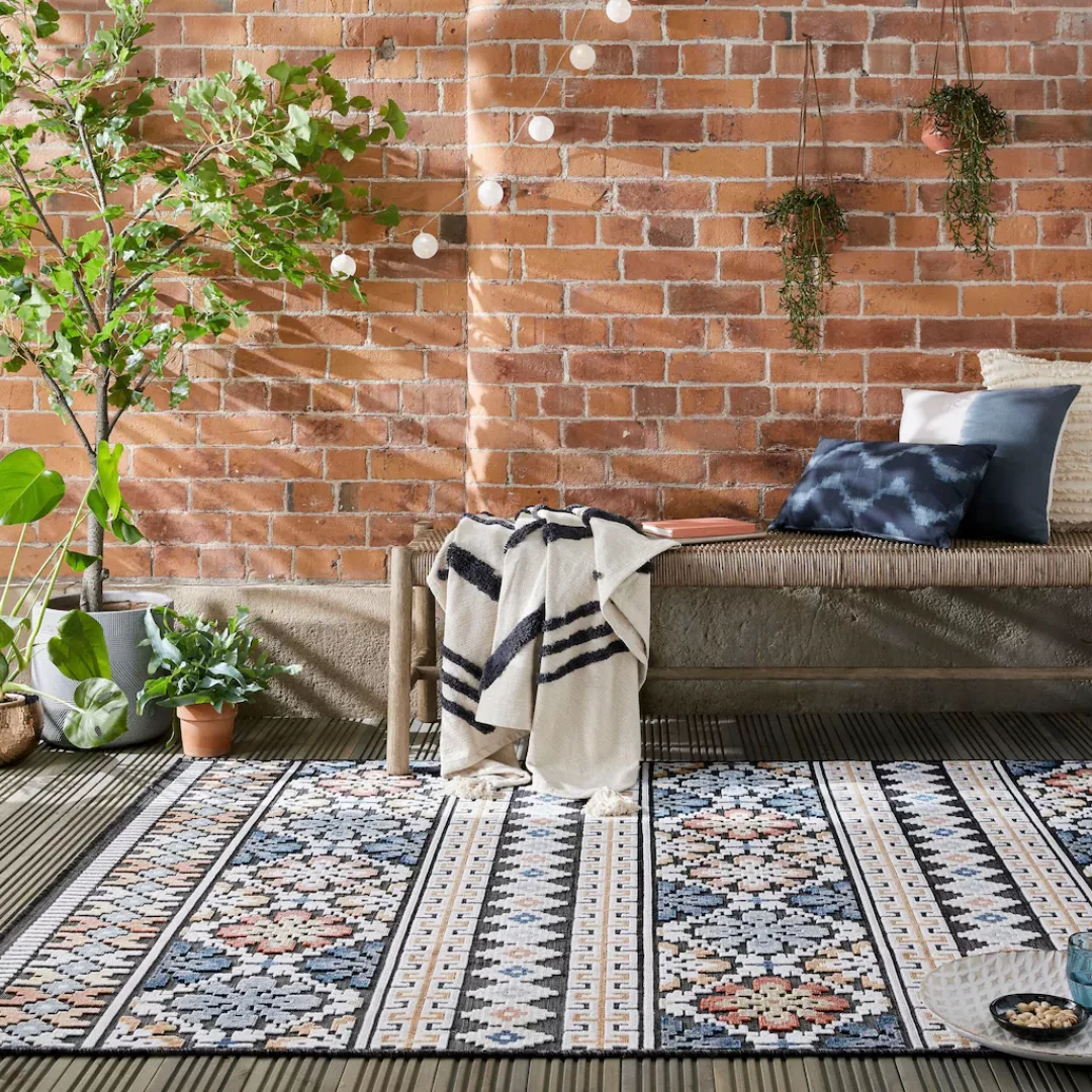 FLAIR RUGS Teppich »Willow«, rechteckig, 2 mm Höhe, Outdoor geeignet, Hoch- günstig online kaufen