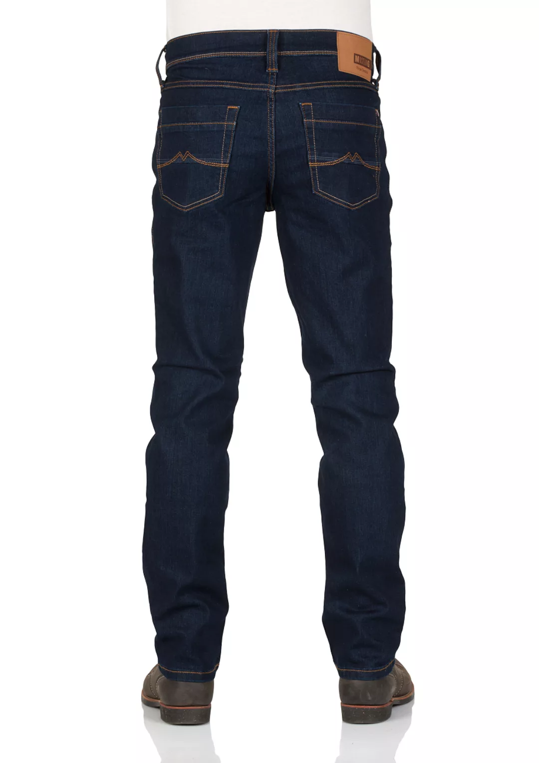 Mustang Herren Jeans Washington - Slim Fit - Blau - Denim Blue günstig online kaufen