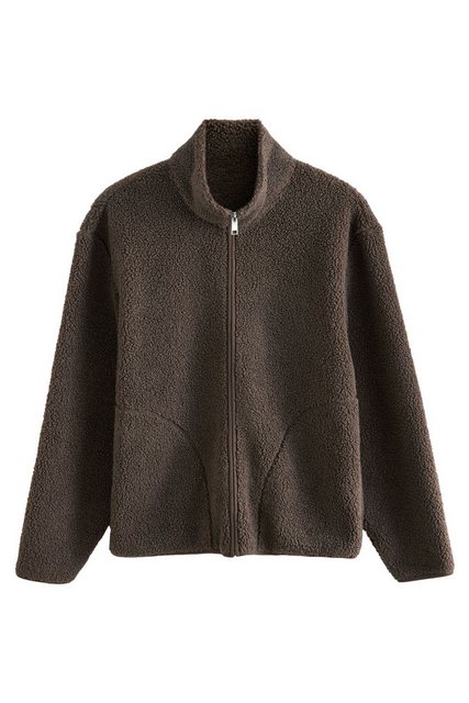 Next Fleecepullover Borg-Fleece mit Reißverschluss-Trichterkragen (1-tlg) günstig online kaufen