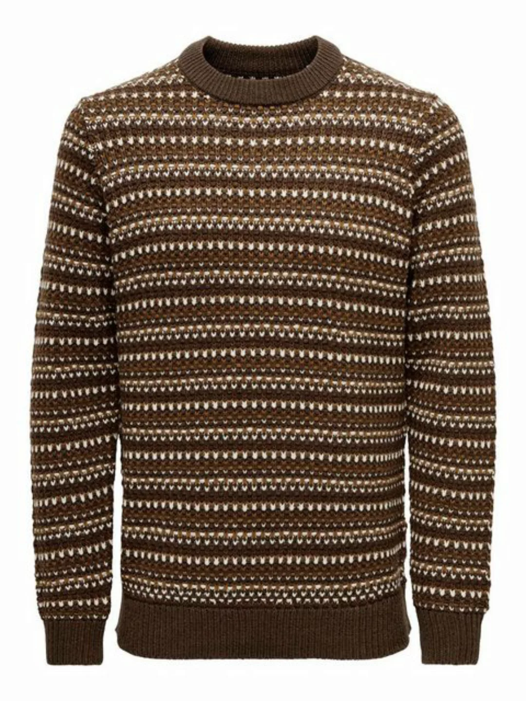 ONLY & SONS Strickpullover - ONSMUSA REG 3 STRUC CREW KNIT Pullover günstig online kaufen