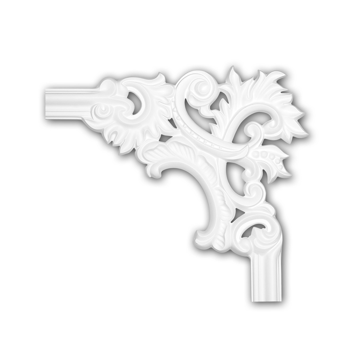 PROFHOME 152279 Eckelement für Wandleiste Zierelement dekoratives Element 3 günstig online kaufen