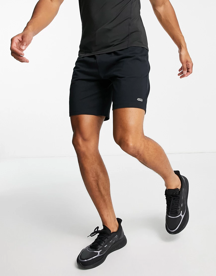 ASOS 4505 – Icon Training – Sweatshorts aus Quick-Dry-Material in Schwarz günstig online kaufen