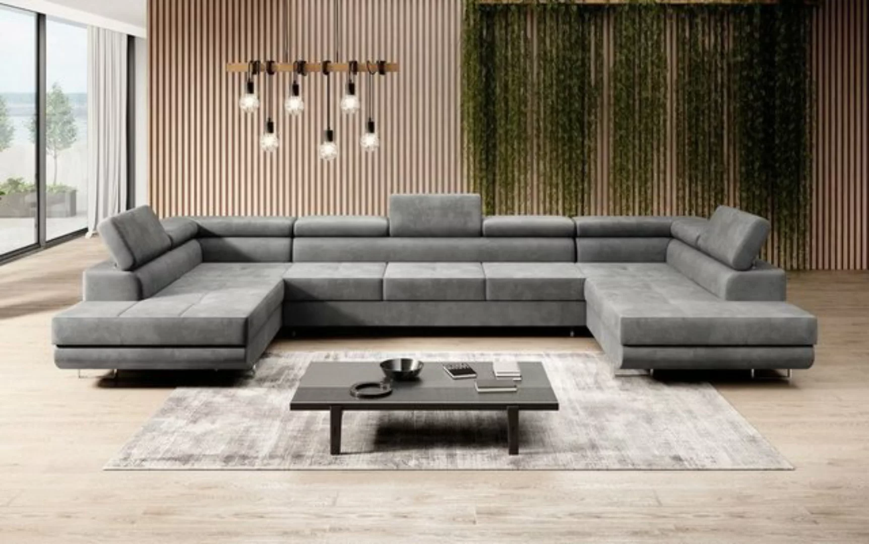 Luxusbetten24 Schlafsofa Designer Sofa Taormina, mit Stauraum und Schlaffun günstig online kaufen