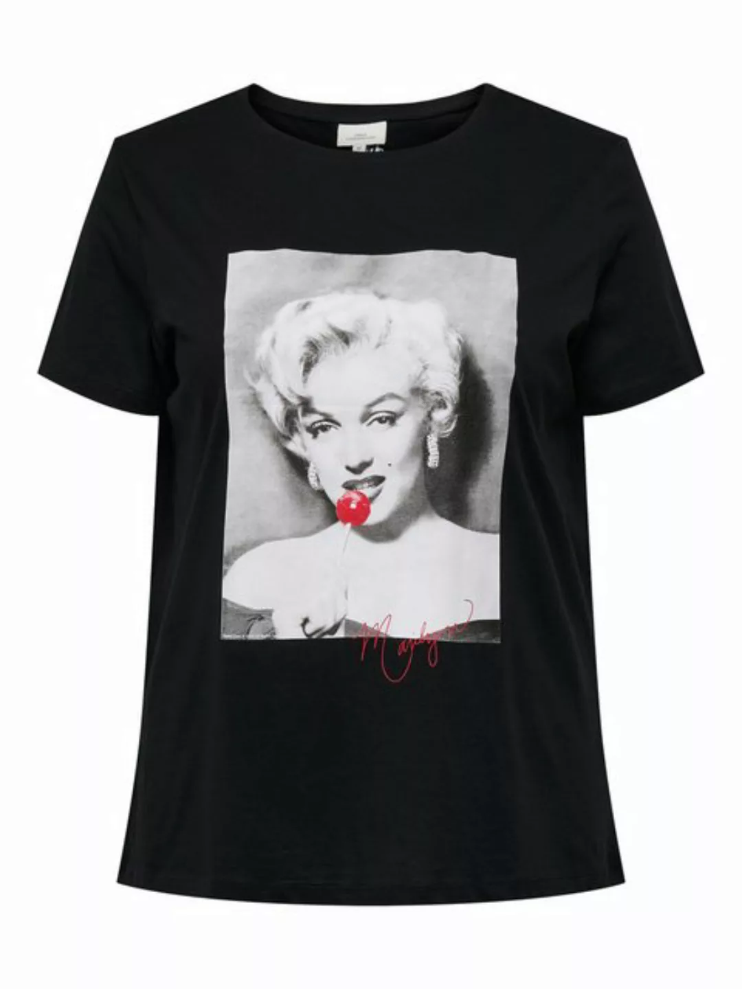 ONLY CARMAKOMA Kurzarmshirt CARNEWMARILYN SS REG TEE LCS JRS günstig online kaufen