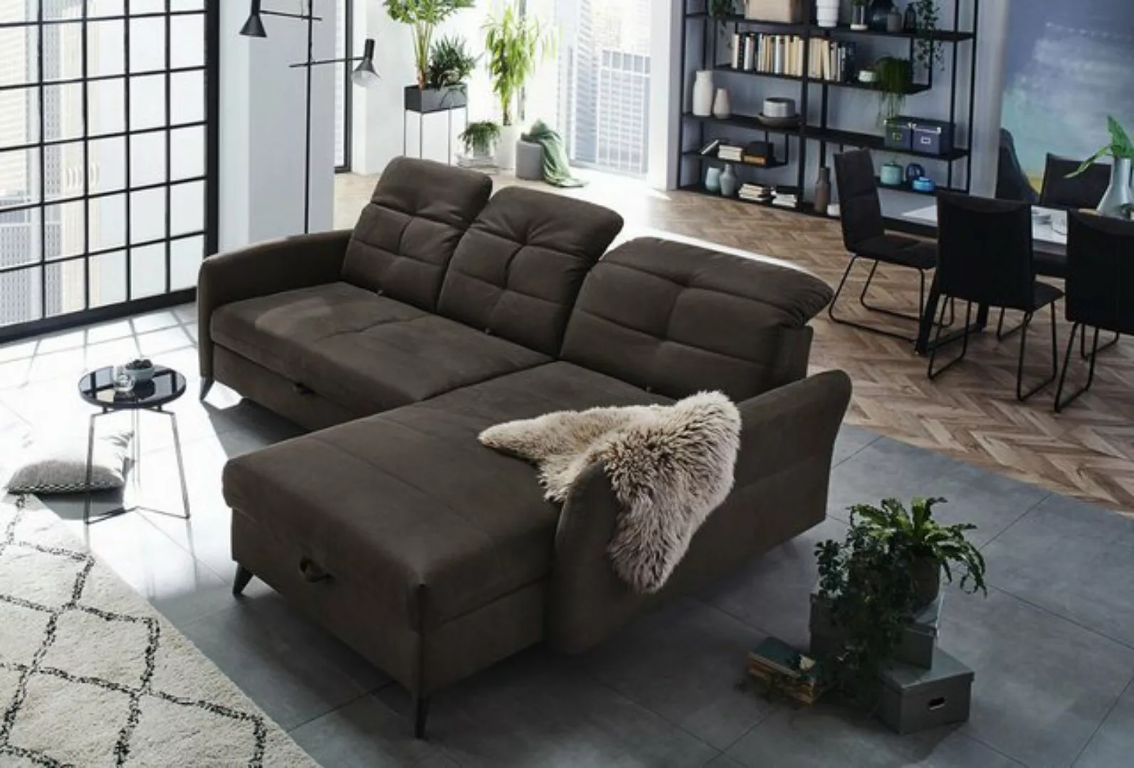 Jockenhöfer Gruppe Sofa Polsterecke mit Funktion LOFT günstig online kaufen