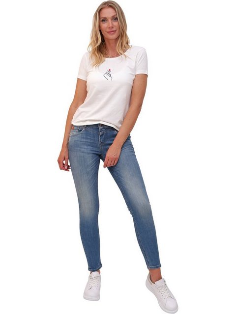 M.O.D. Damen Jeans Ellen - Skinny Fit - Blau - Kentucky Blue günstig online kaufen