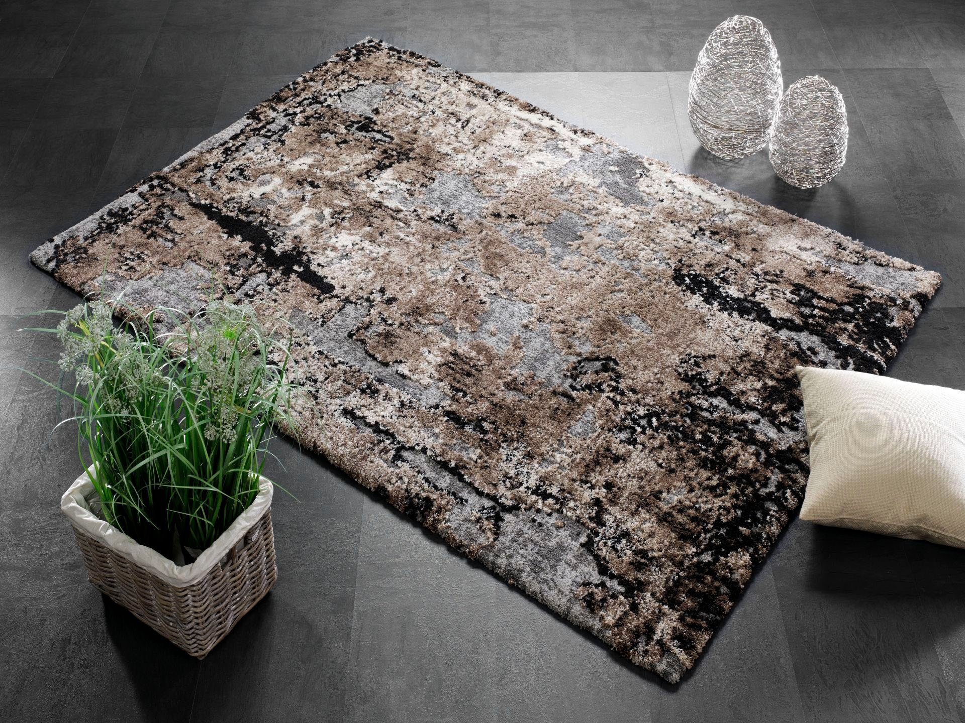 OCI DIE TEPPICHMARKE Teppich »Juwel Liray«, rechteckig, 20 mm Höhe, Kurzflo günstig online kaufen