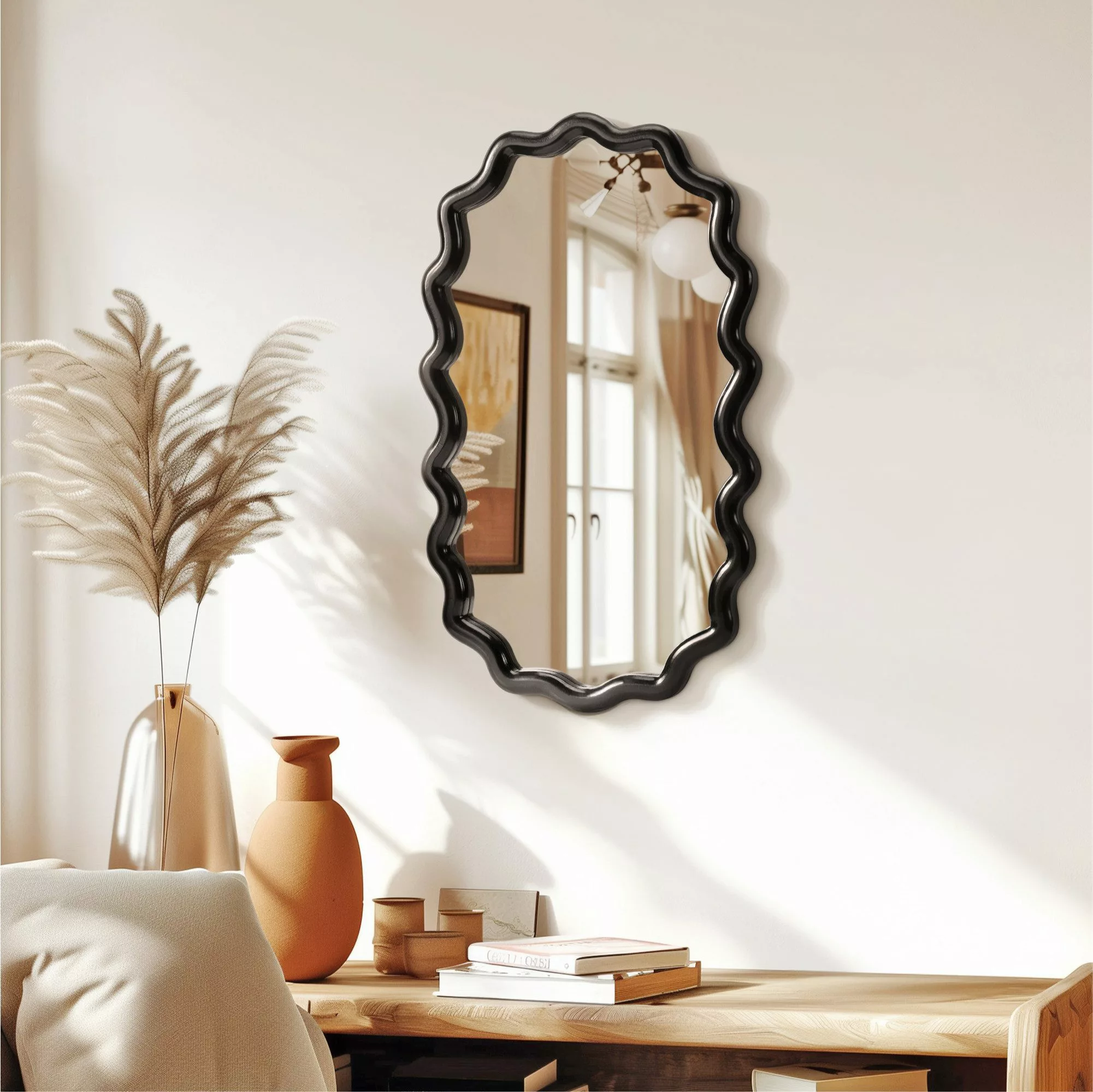 Navaris Wandspiegel Deko Wand Spiegel asymmetrisch günstig online kaufen