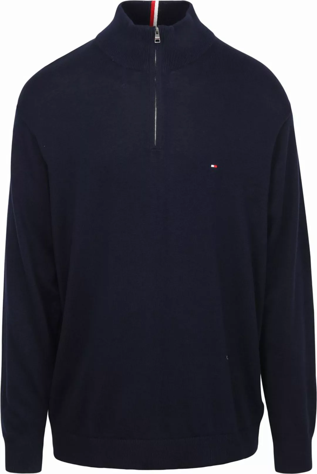 Tommy Hilfiger Big & Tall Half Zip Pullover Navy - Größe 3XL günstig online kaufen