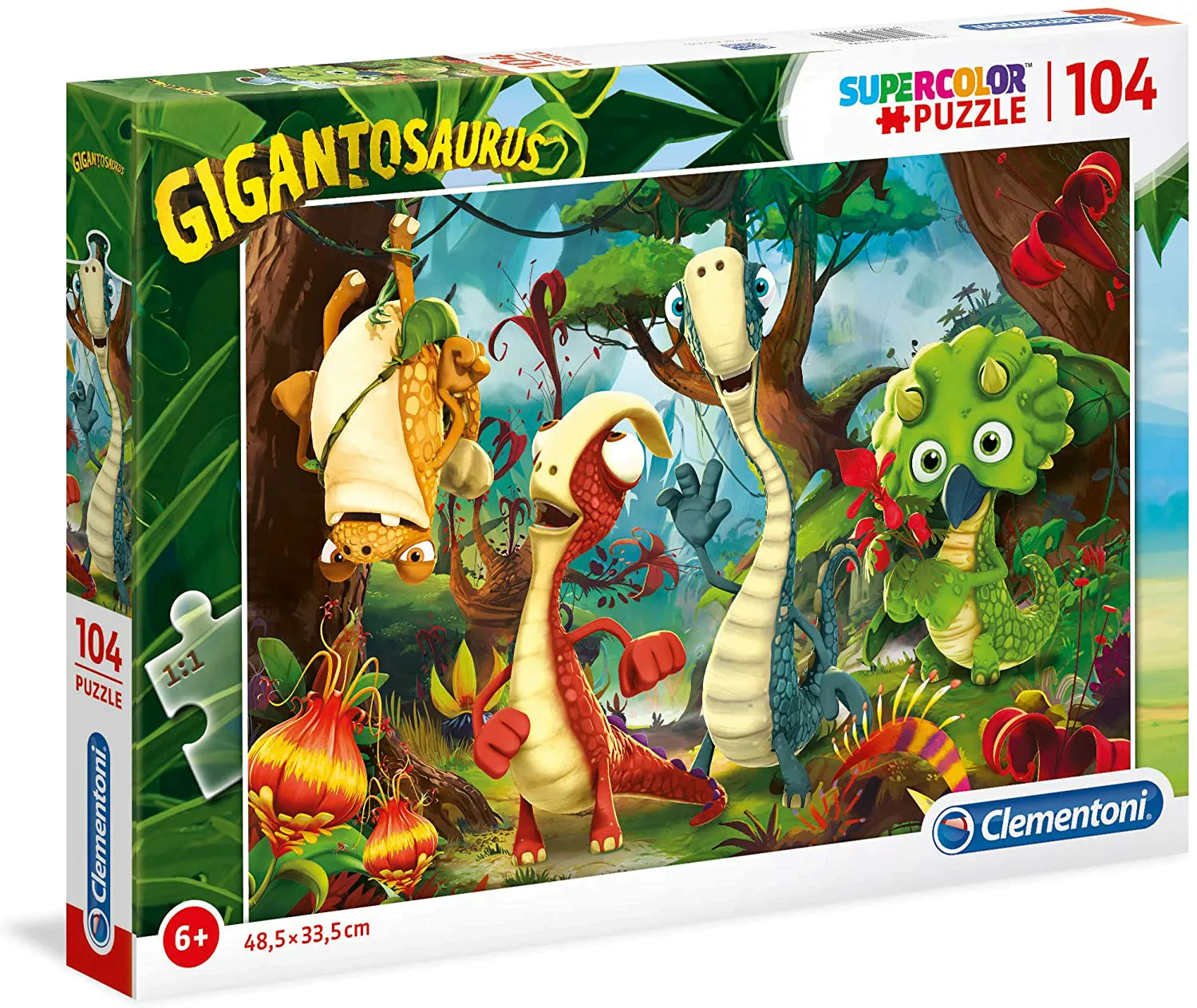 Clementoni 27192 - 104 Teile Puzzle - Gigantosaurus günstig online kaufen