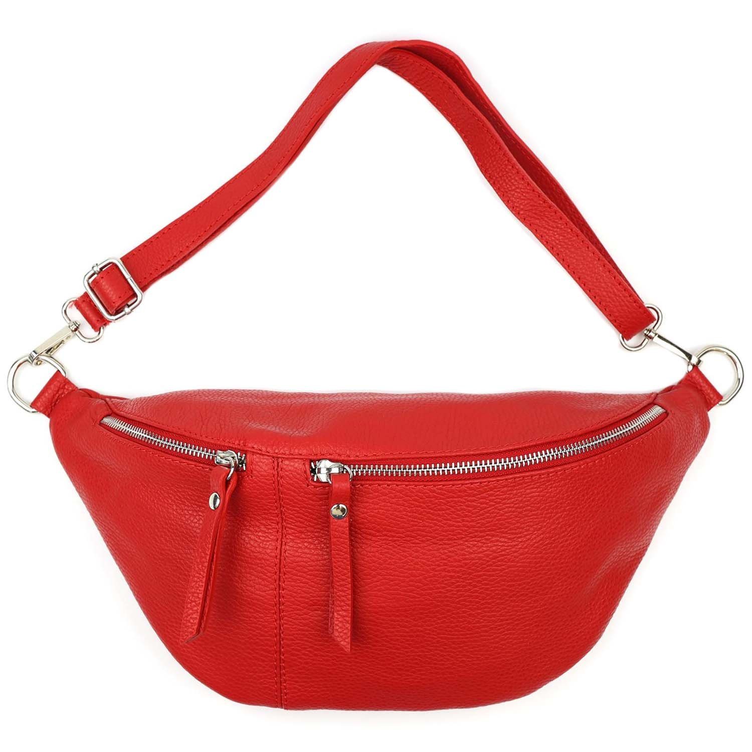 ITALYSHOP24 Schultertasche Damen Leder Tasche CrossBody günstig online kaufen