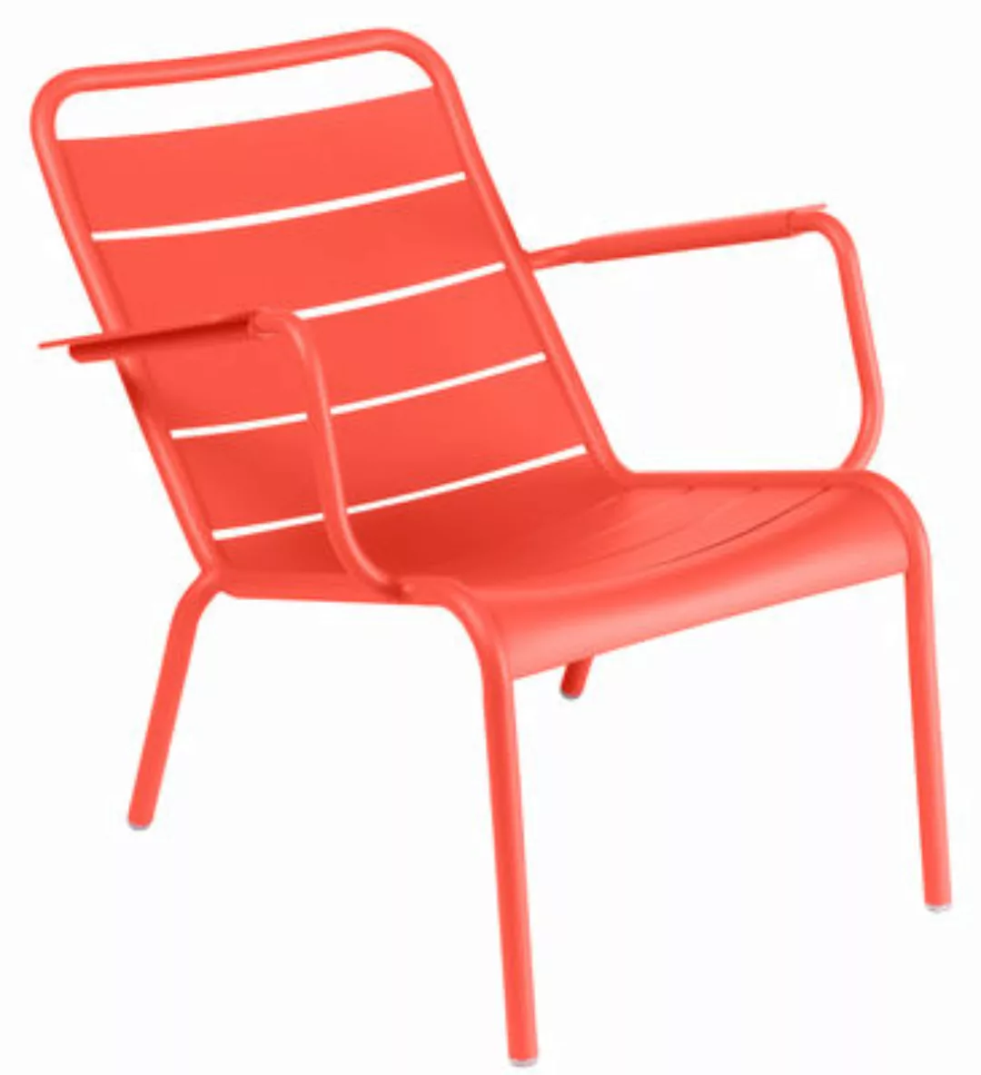 Lounge Sessel Luxembourg metall rot - Fermob - Rot günstig online kaufen
