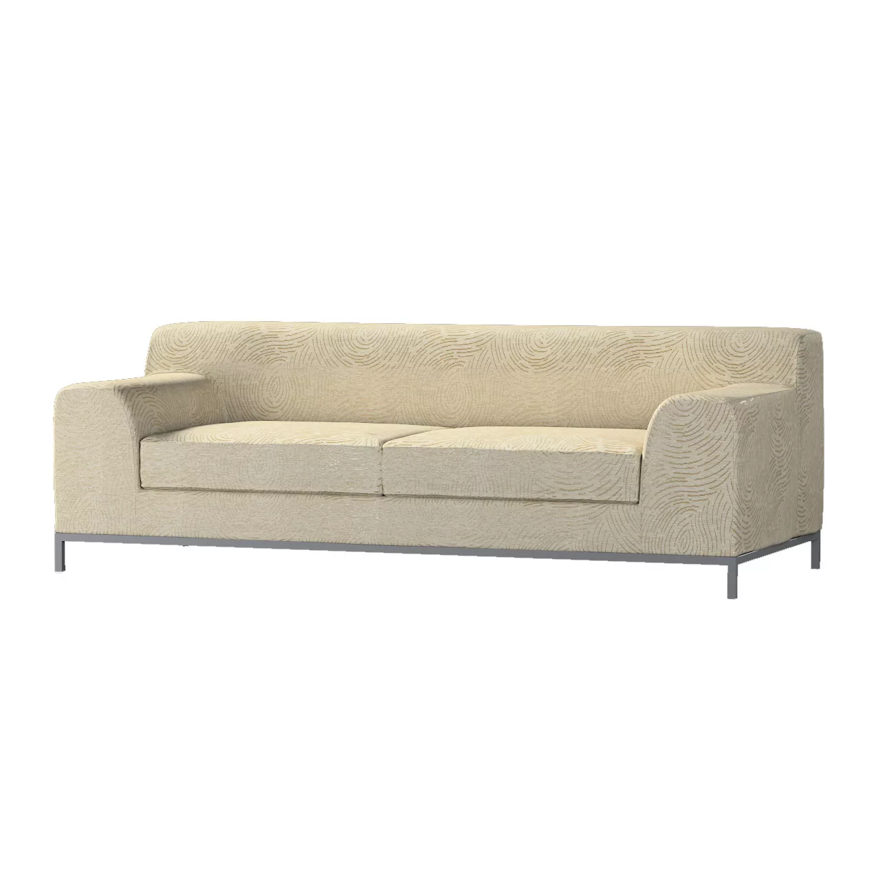 Bezug für Kramfors 3-Sitzer Sofa, beige-golden, Sofahusse, Kramfors 3-Sitze günstig online kaufen