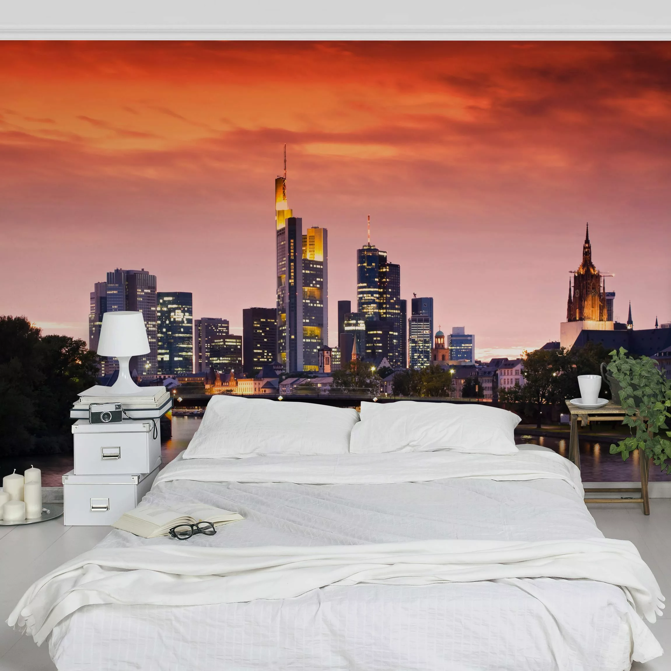 Fototapete Frankfurt Skyline günstig online kaufen