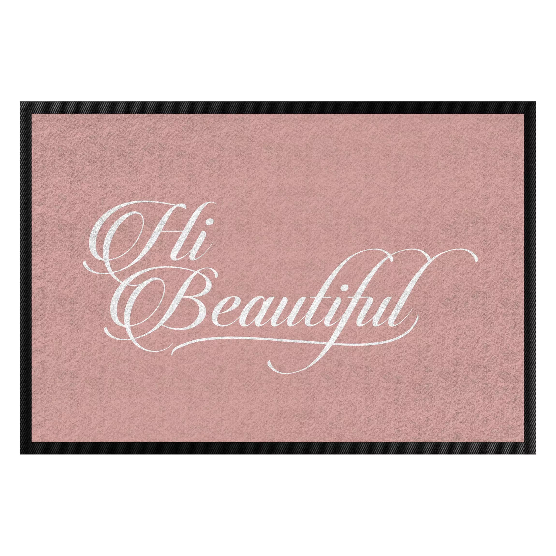 Fußmatte Spruch Hi Beautiful günstig online kaufen