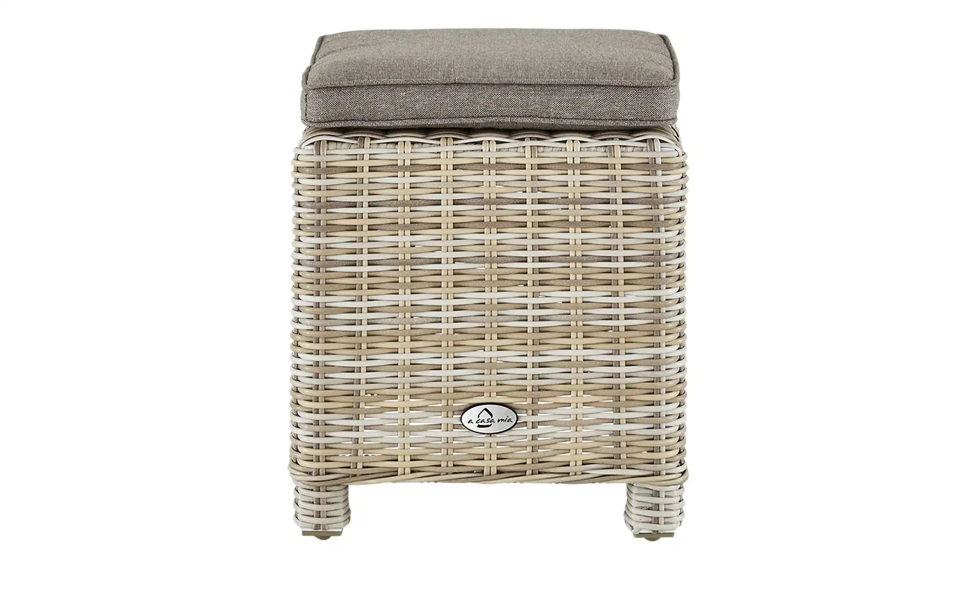 a casa mia Hocker  Bregenz ¦ creme ¦ Maße (cm): B: 38 H: 47 T: 38 Garten > günstig online kaufen