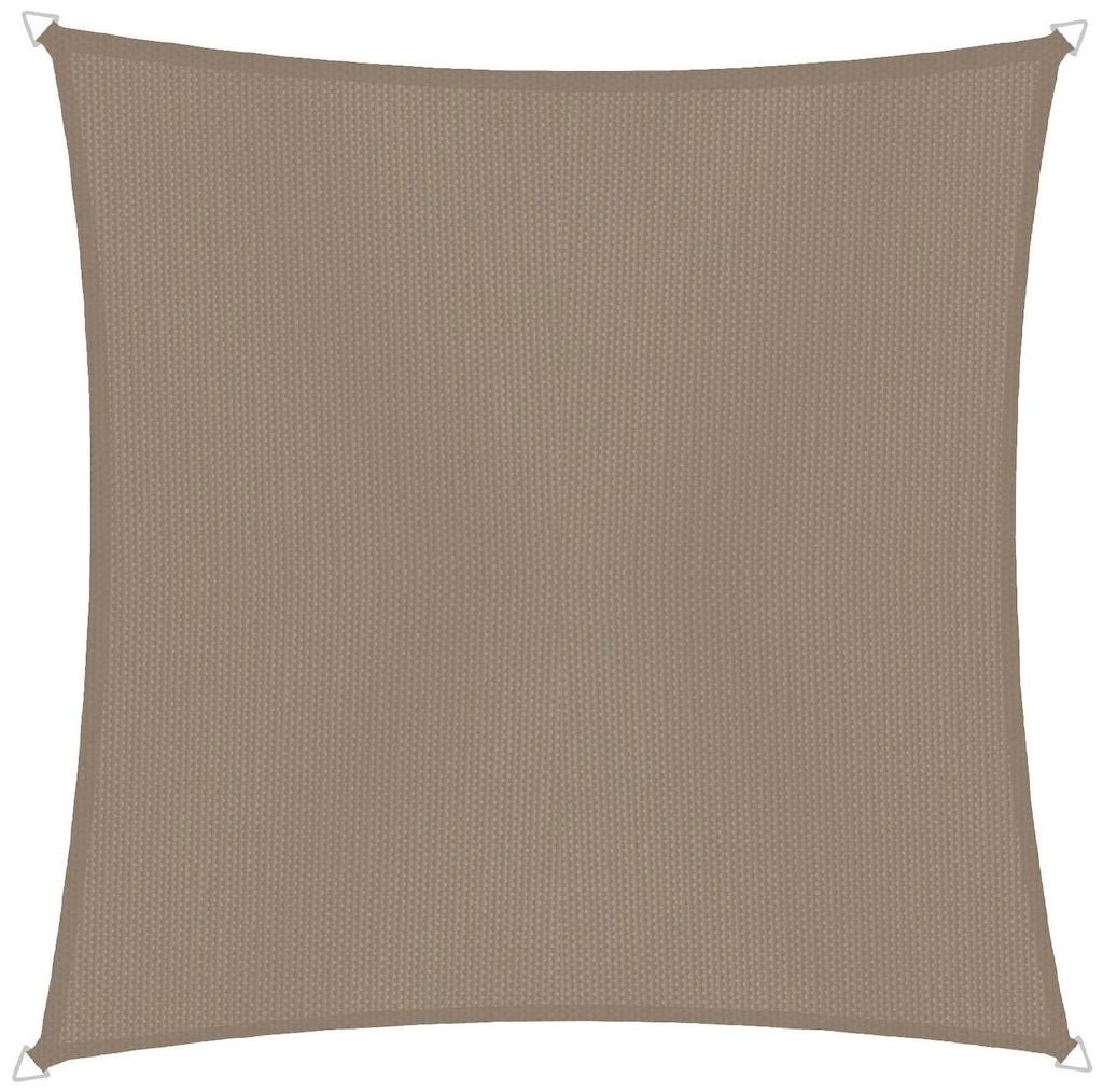 Windhager Sonnensegel "Cannes Quadrat", 3x3m, taupe günstig online kaufen