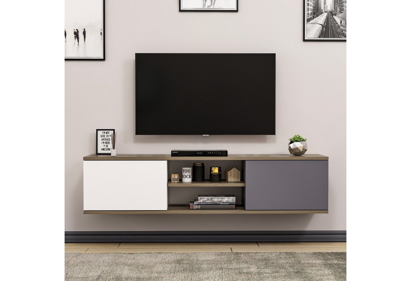 Skye Decor TV-Schrank Schränke, 33,2x160x32 cm, 100% Melaminbeschichtete Pa günstig online kaufen