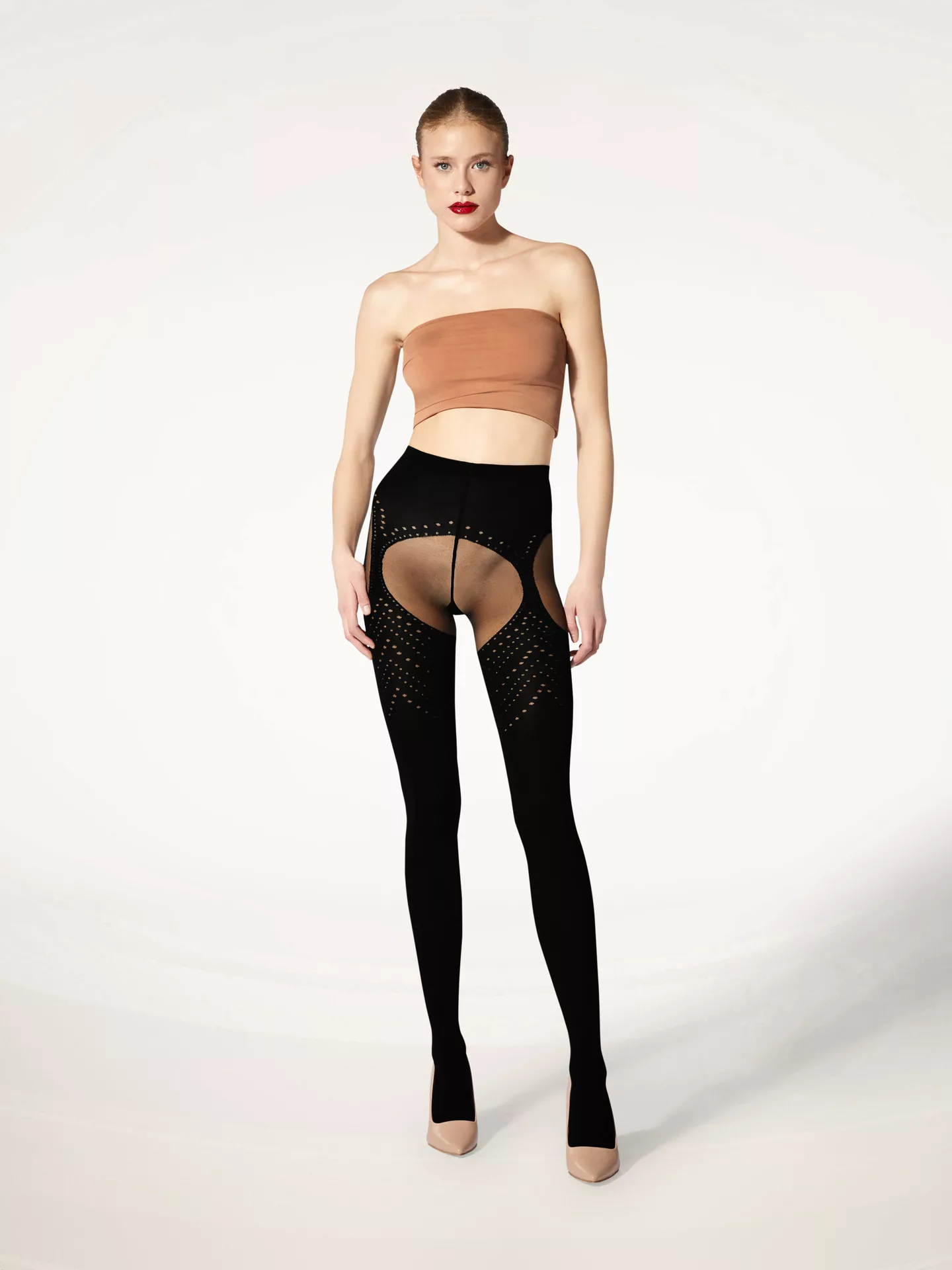 Wolford - Holes Effect Tights, Frau, black, Größe: S günstig online kaufen