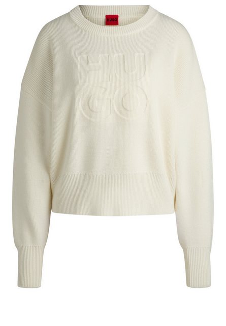 HUGO Strickpullover Sisminye (1-tlg) günstig online kaufen