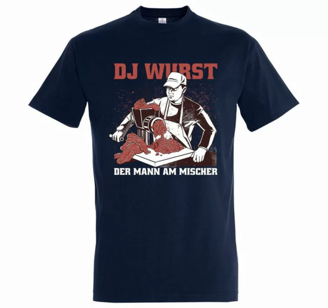 Youth Designz T-Shirt Fleischer DJ Wurst Herren Shirt mit lustigem Frontpri günstig online kaufen