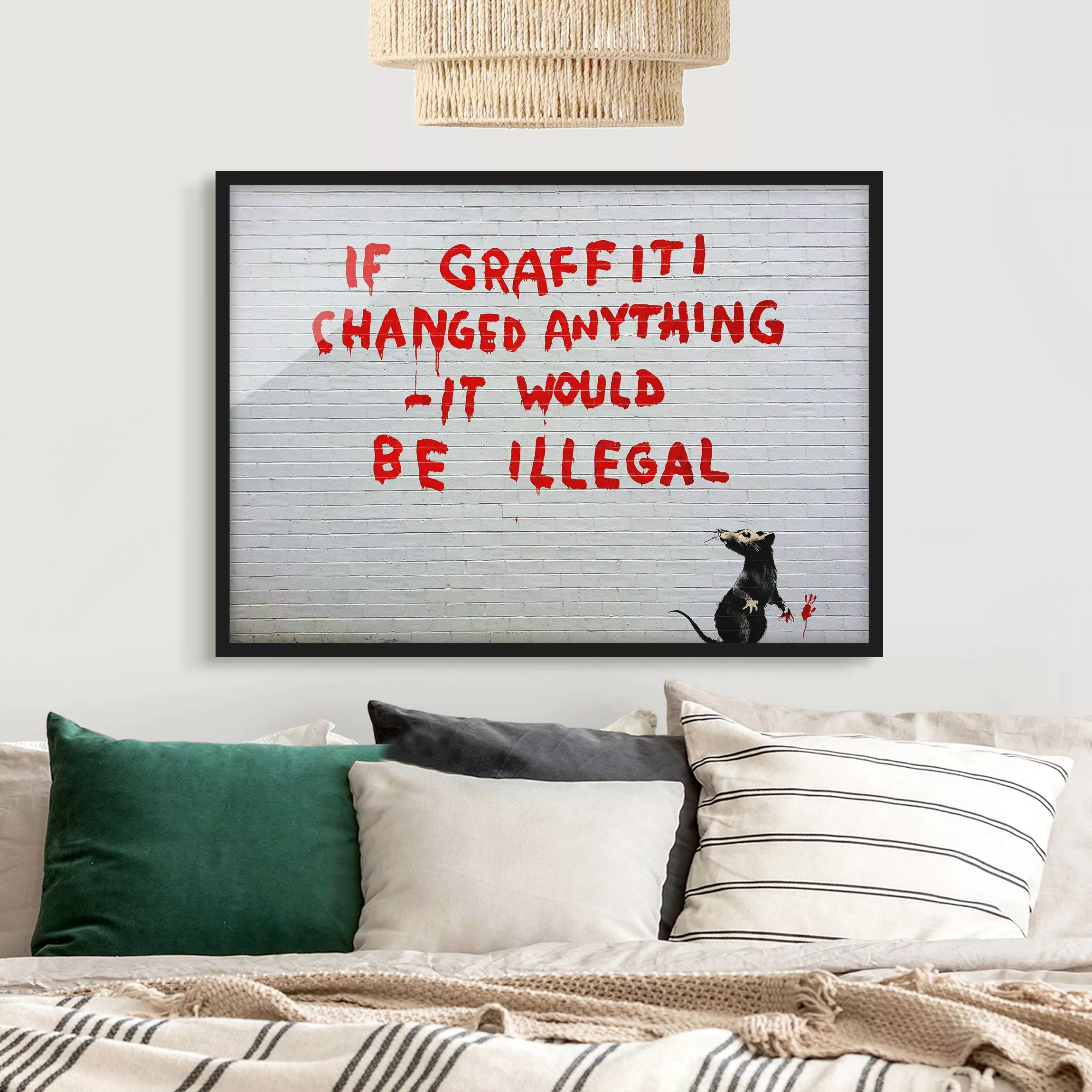 Bild mit Rahmen If Graffiti Changed Anything - Brandalised ft. Graffiti by günstig online kaufen