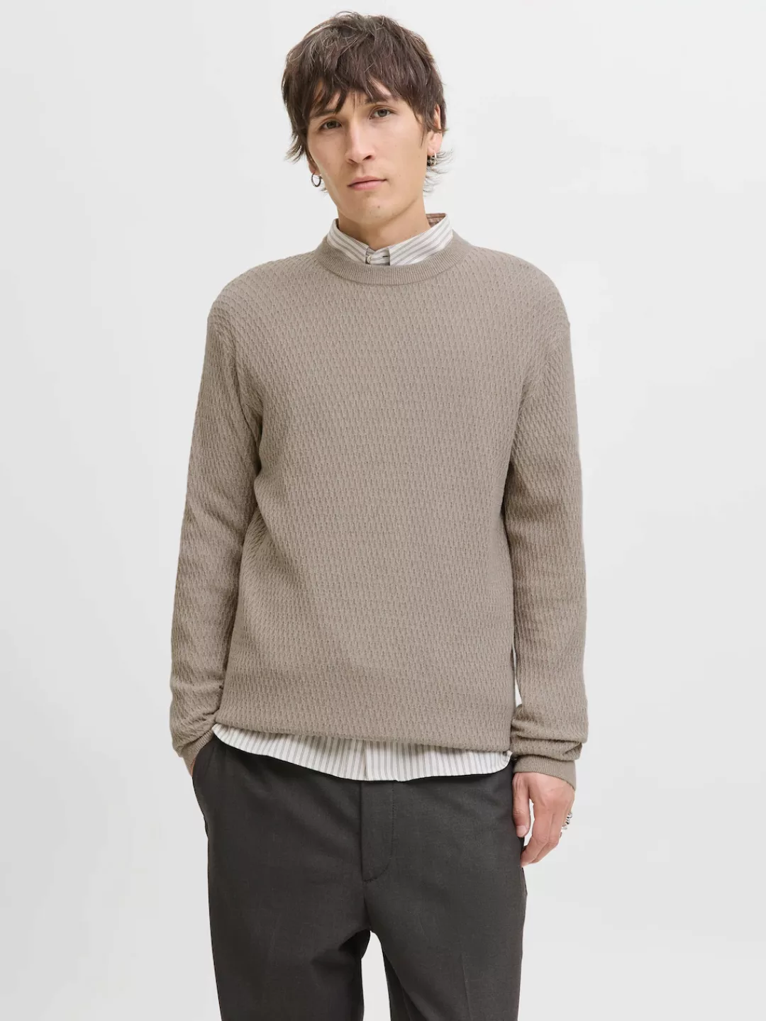 Jack & Jones Strickpullover "JPRBLAREAGAN KNIT CREW NECK" günstig online kaufen