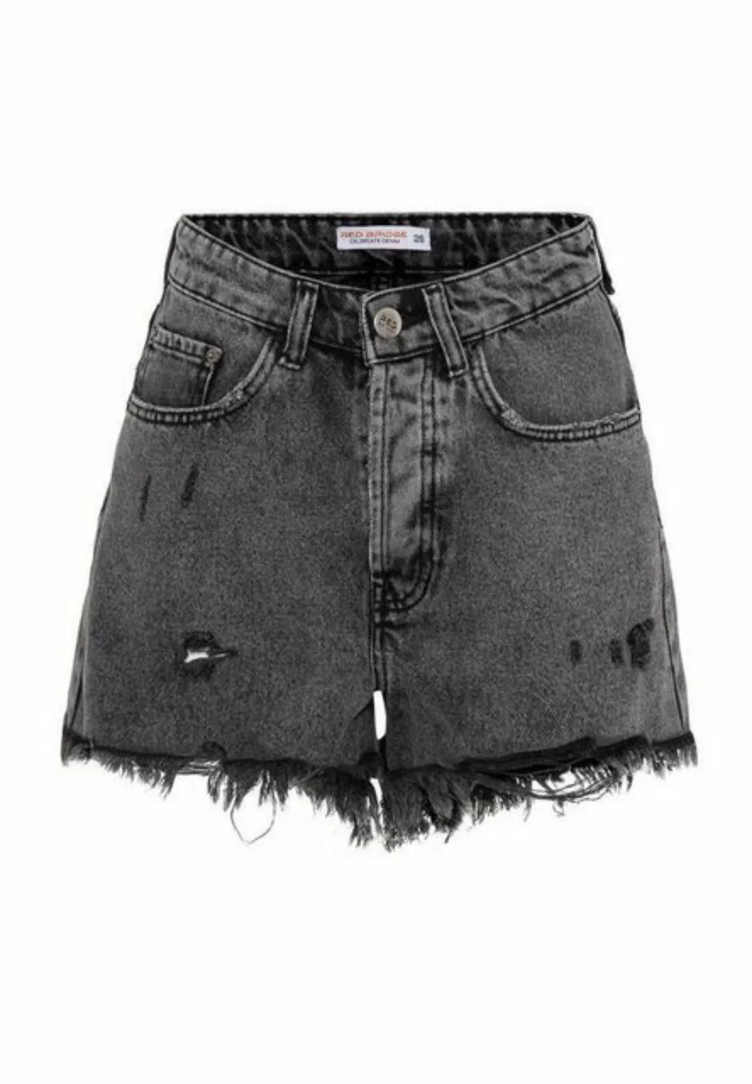 RedBridge Jeanshotpants Red Bridge Damen Jeans Shorts kurze Hose Frayed Hot günstig online kaufen