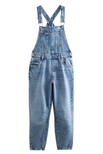 Next Jumpsuit Denim-Latzhose aus 100 % Baumwolle (1-tlg) günstig online kaufen