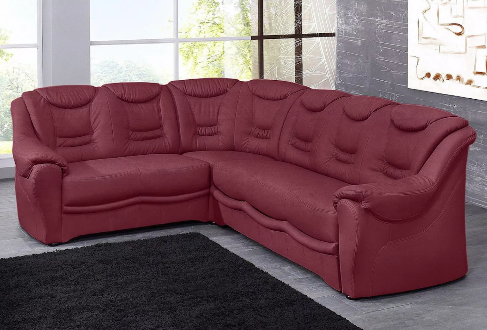 sit&more Ecksofa Bellevue L-Form, wahlweise mit Bettfunktion günstig online kaufen