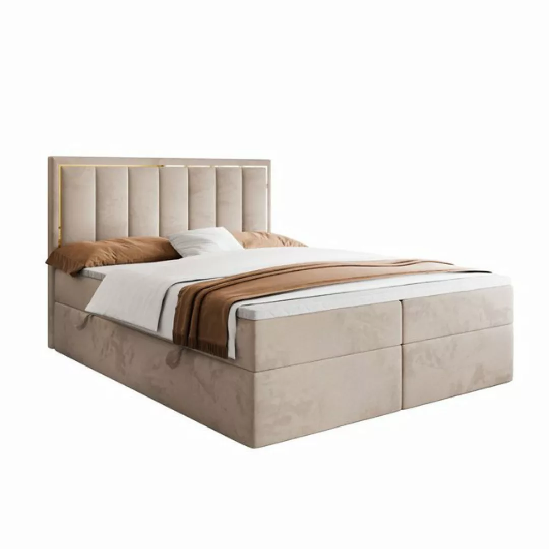 Lookway Boxspringbett AURELIA mit Bettkästen und Topper, mit Bettkasten und günstig online kaufen