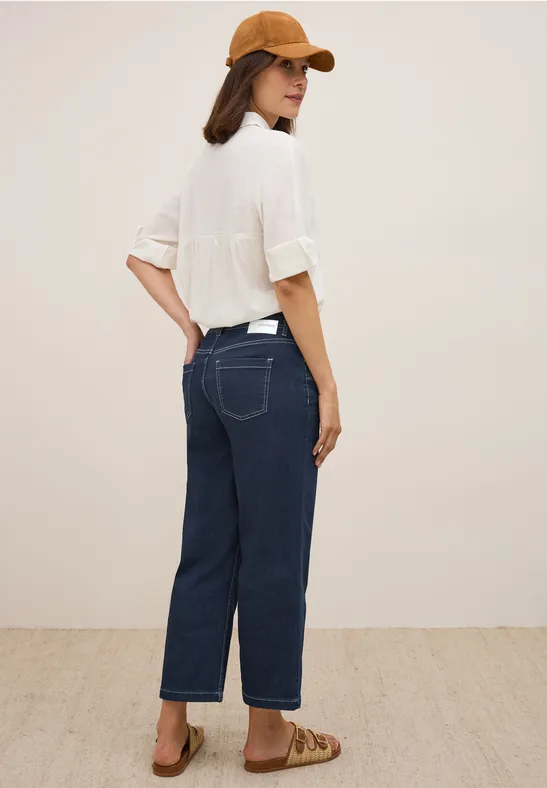 STREET ONE Loose-fit-Jeans, High Waist günstig online kaufen