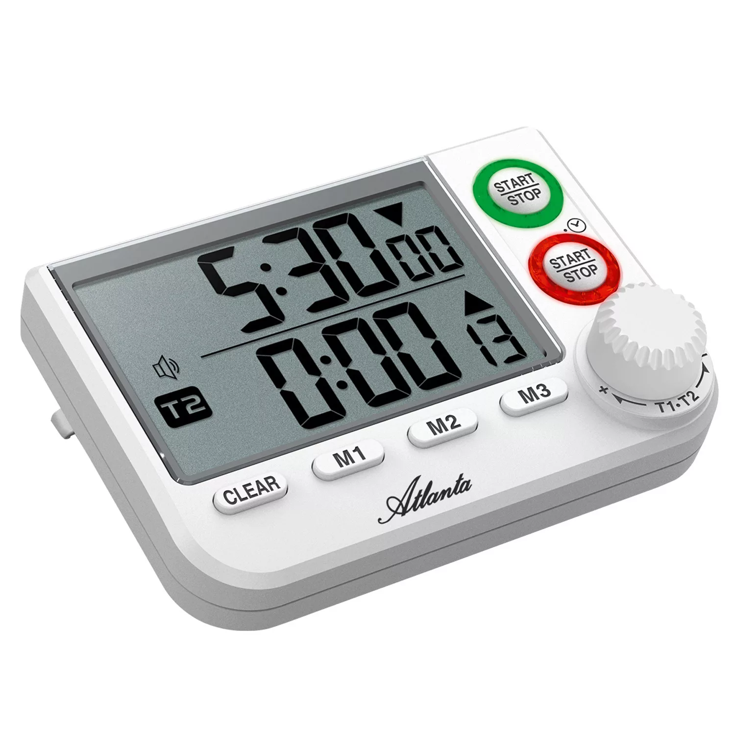 Atlanta 238 Kurzzeitmesser Digital Mit Magnet Küchen Timer 2 Zeiten günstig online kaufen