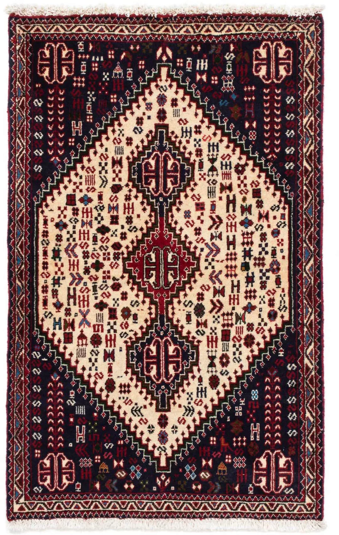 morgenland Wollteppich »Abadeh Medaillon 118 x 80 cm«, rechteckig, Handgekn günstig online kaufen