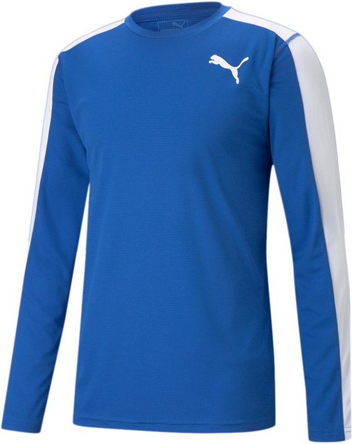 PUMA Kurzarmshirt Cross the Line LS Y TEAM POWER BLUE-PUMA WHITE günstig online kaufen