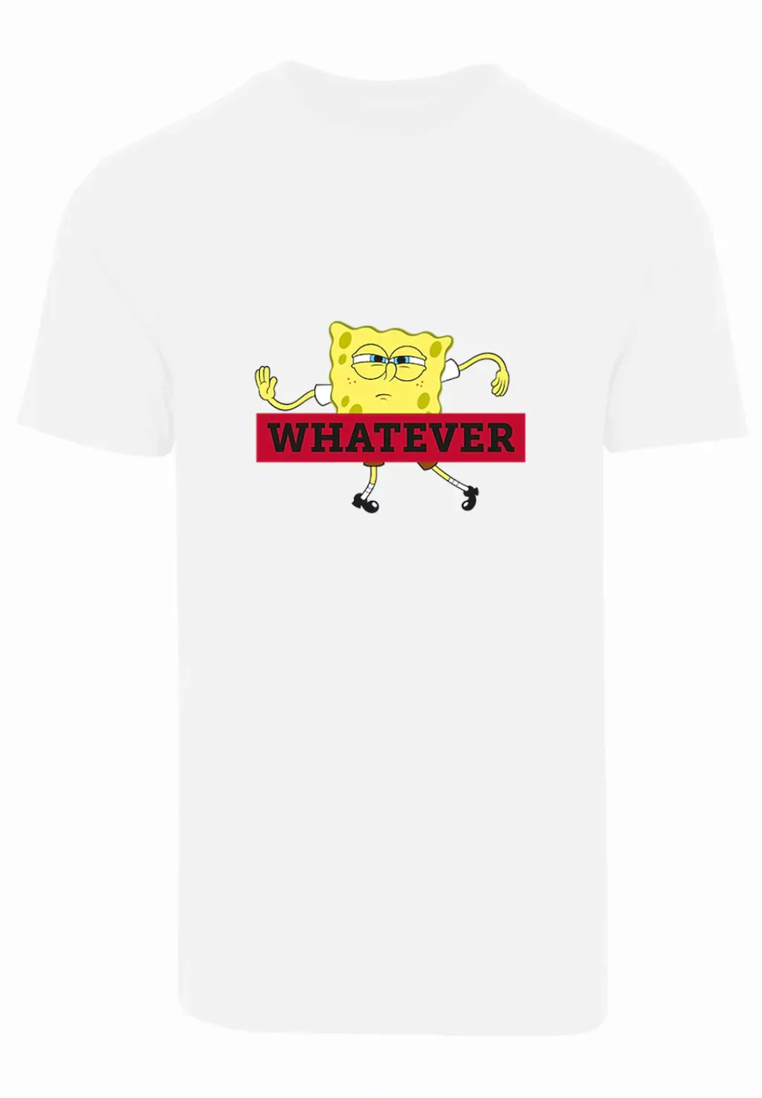 F4NT4STIC T-Shirt "Spongebob Schwammkopf WHATEVER", Herren,Premium Merch,Re günstig online kaufen