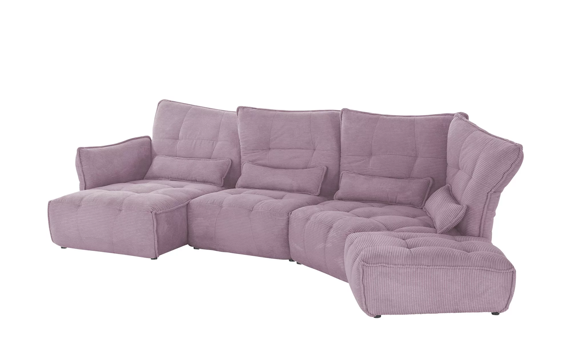 bobb Wohnlandschaft  Jeaneva ¦ lila/violett ¦ Maße (cm): B: 384 H: 101 T: 1 günstig online kaufen