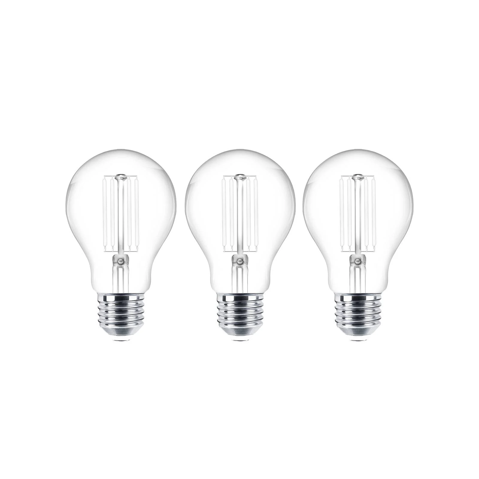 LED-Leuchtmittel Filament E27 klar 7W 2700K 806lm 3er-Set günstig online kaufen