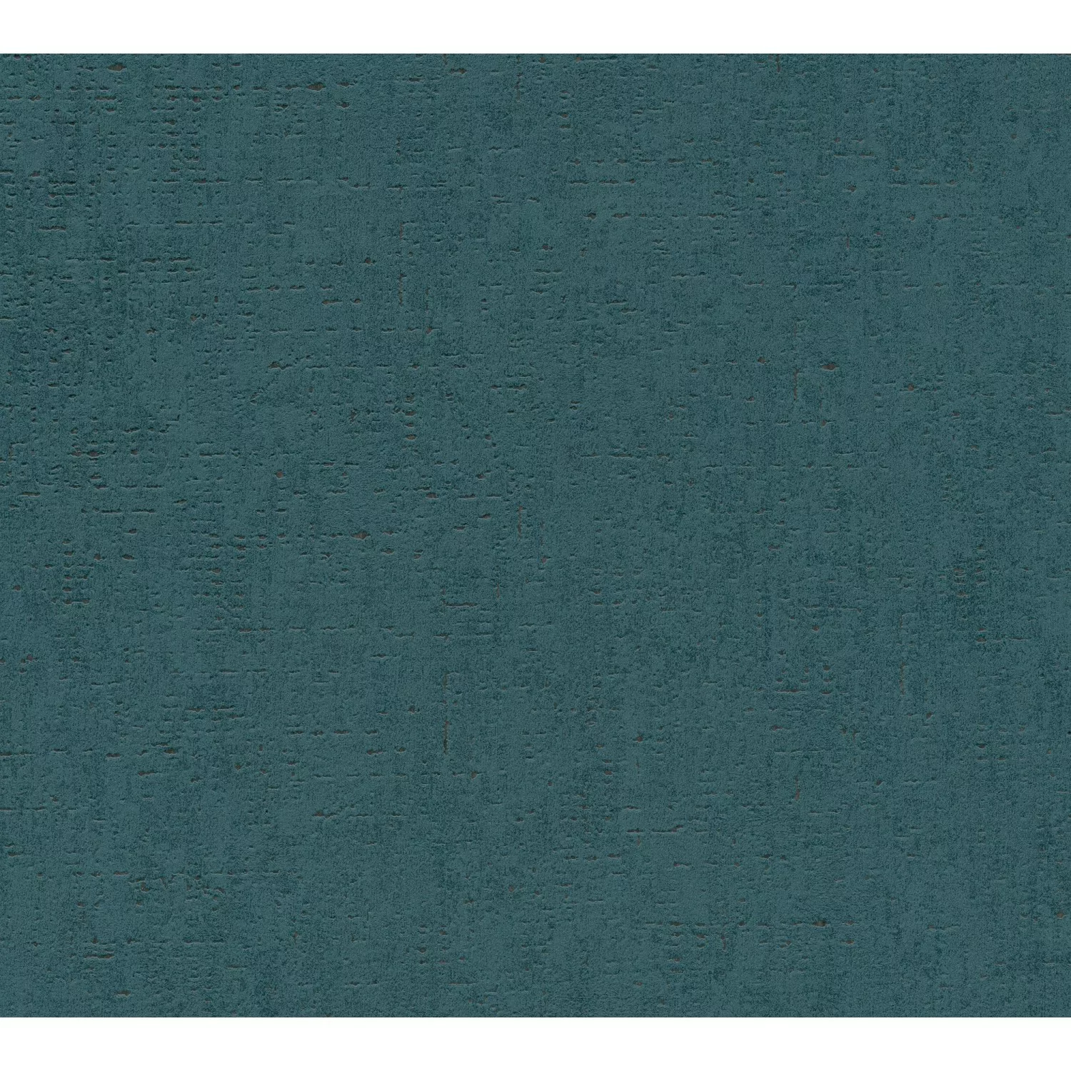 Bricoflor Petrol Tapete Einfarbig Uni Vliestapete im Used Look mit Vinyl Ab günstig online kaufen