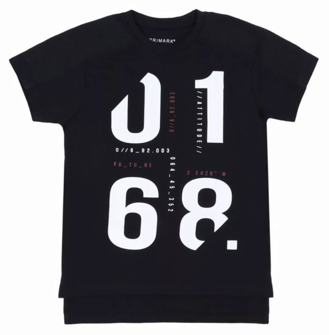 Sarcia.eu Kurzarmbluse Schwarzes T-Shirt, hinten länger 12-13 Jahre günstig online kaufen