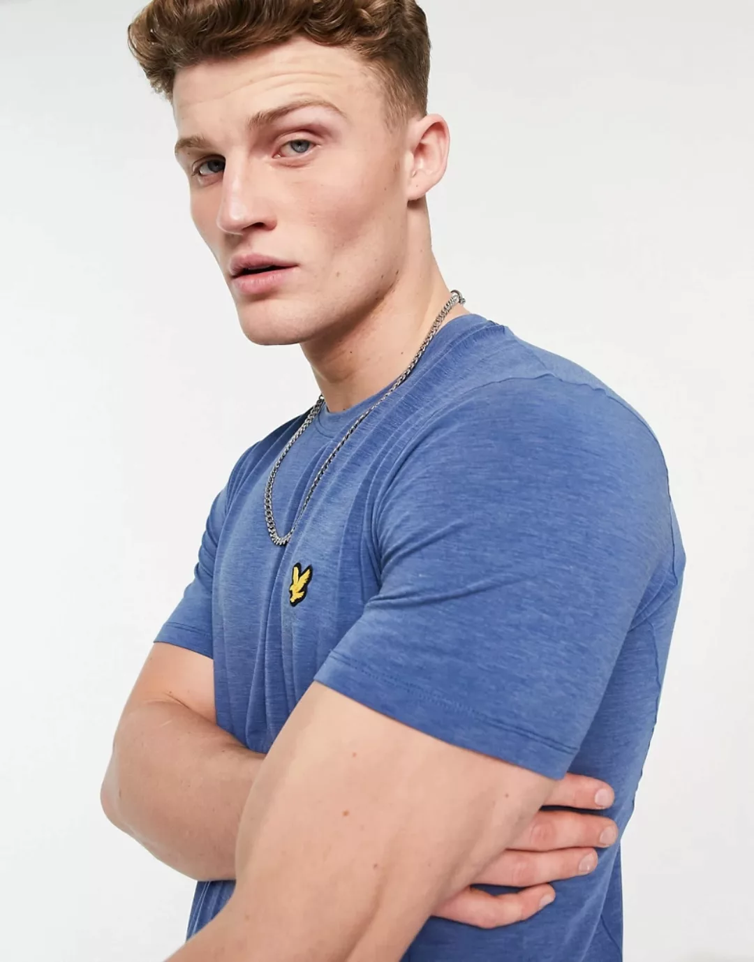 Lyle & Scott Sport – Seacell – T-Shirt-Blau günstig online kaufen