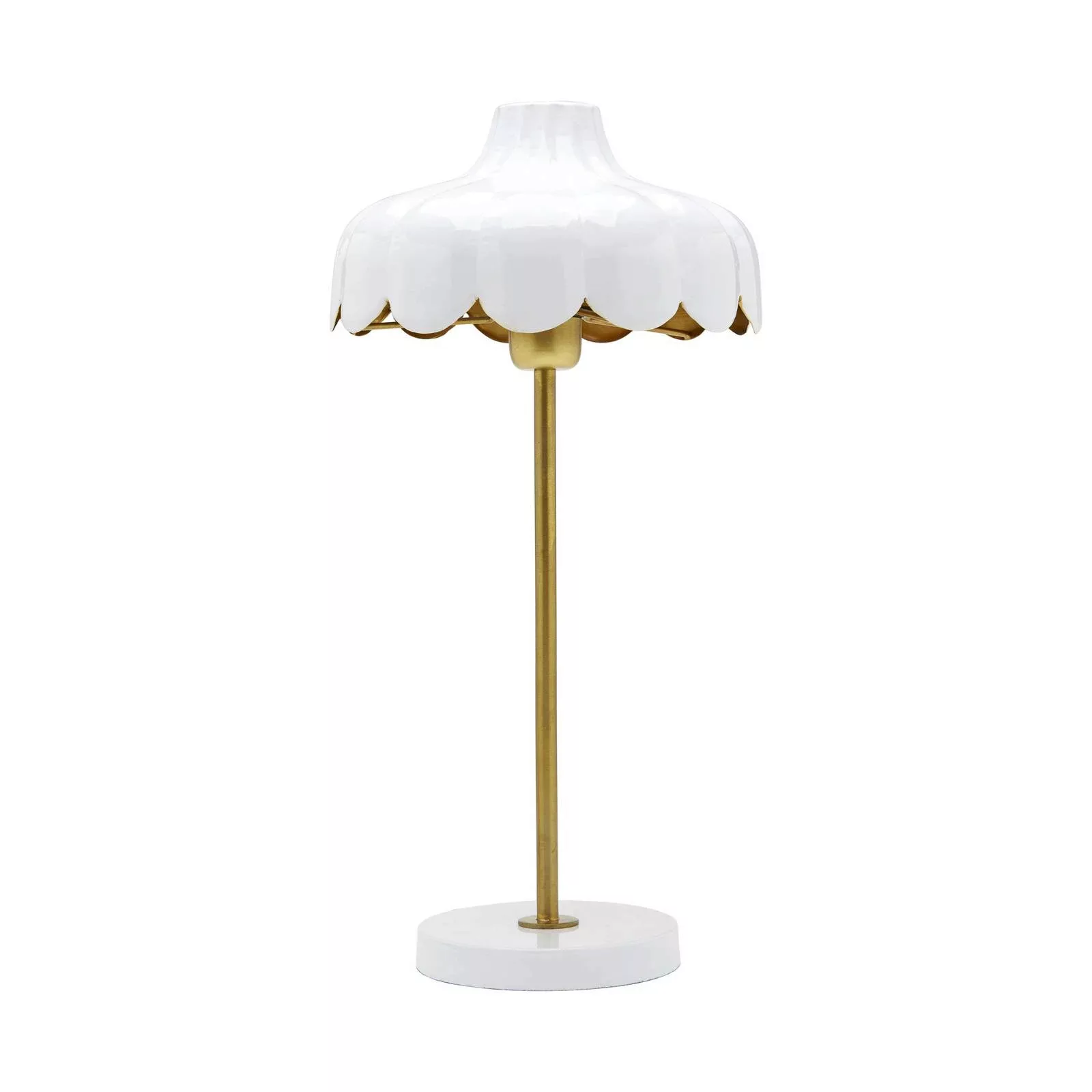 PR Home Wells Tischlampe weiß/gold günstig online kaufen