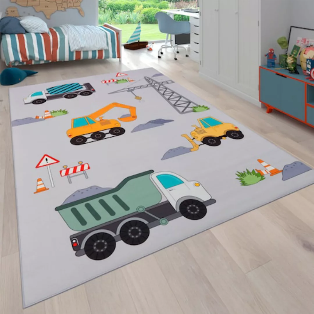 Paco Home Kinderteppich »Bino 579«, rechteckig, 4 mm Höhe, Spielteppich, Mo günstig online kaufen