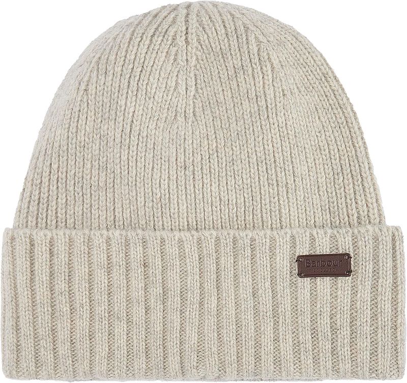 Barbour Beanie Carlton Wolle Greige - günstig online kaufen