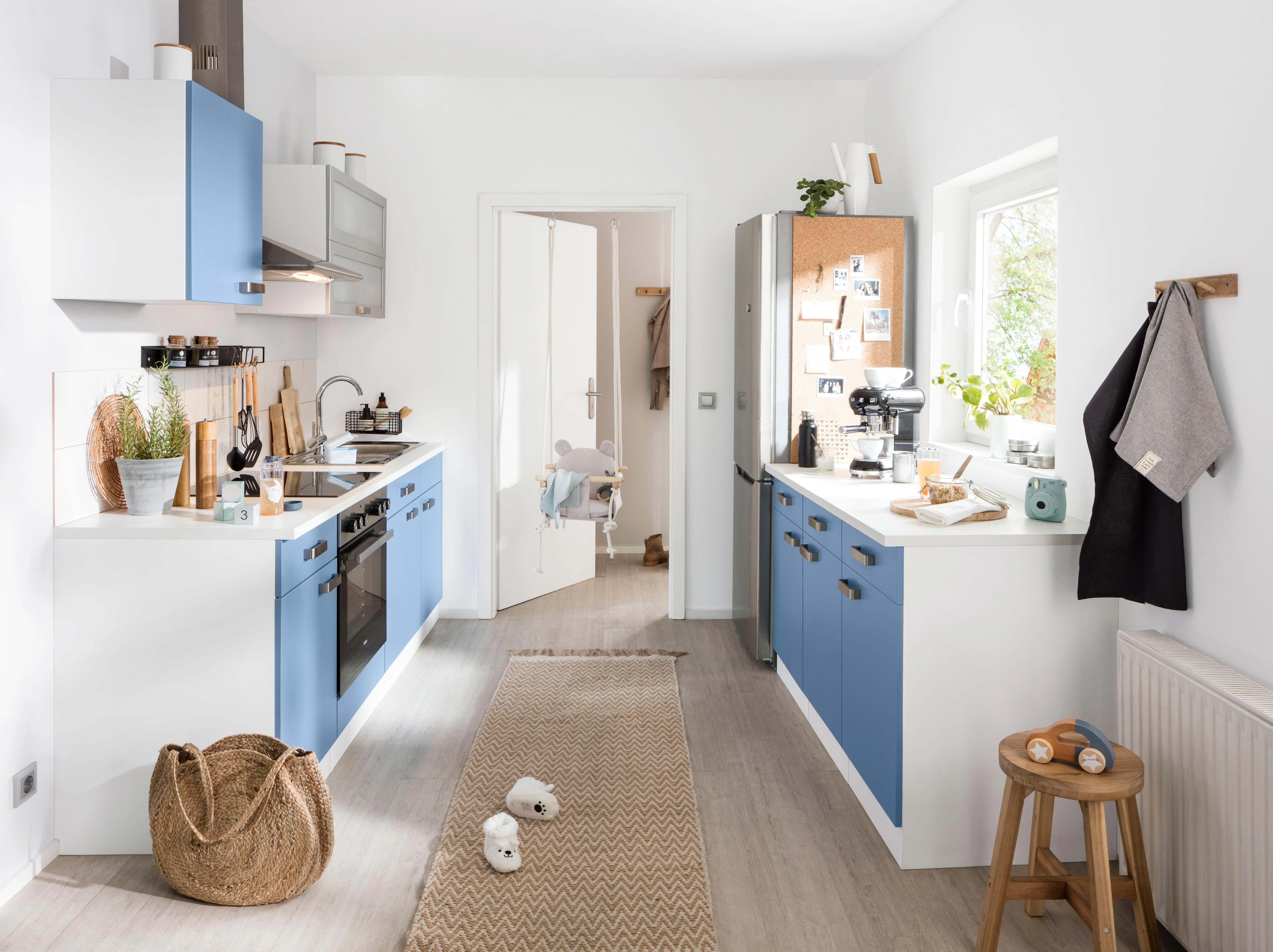wiho Küchen Küchenzeile »Husum«, mit E-Geräten, Breite 220 cm günstig online kaufen