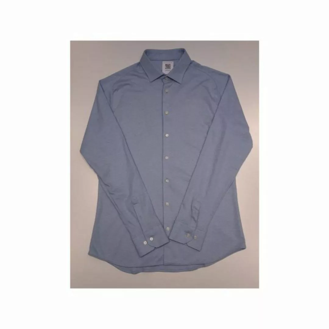 Desoto Hemd Bügelfrei Kent Melange Blau - Größe XL günstig online kaufen